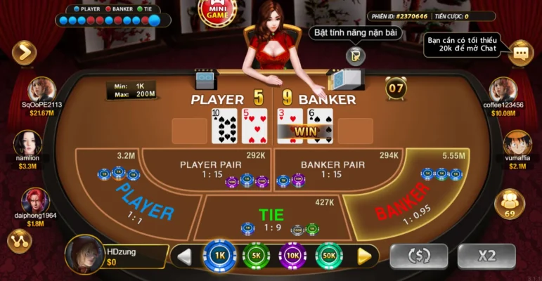 Game baccarat online tại Go88