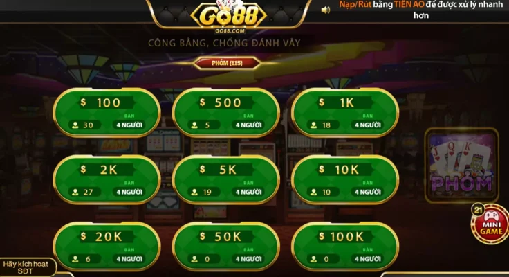 Game Phỏm online đáng để bạn quan tâm